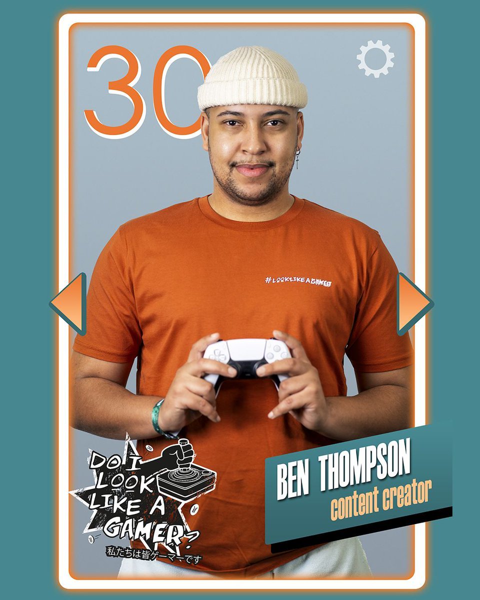“Take the leap.' 30. #ContentCreator @ReadySetBen is one of 40 players and makers in our 'Do I Look Like A Gamer?' campaign 🎮✨ Let's change the narrative and empower future generations of diverse games talent! See more at looklikeagamer.com #looklikeagamer
