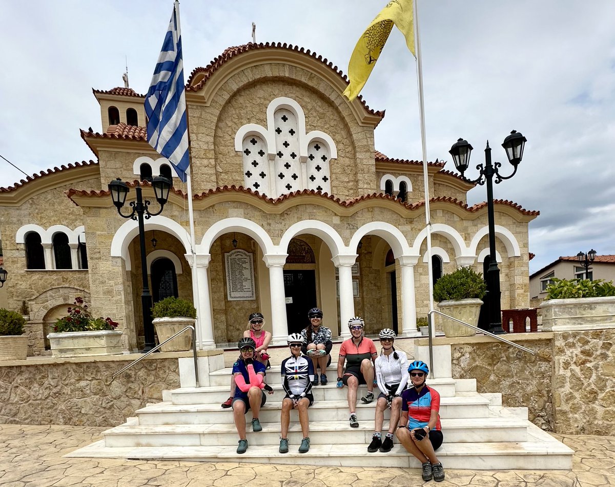 Another day in the saddle successfully completed #Greece 🚴‍♀️🇬🇷