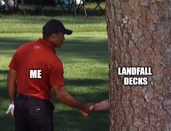 I am a simple Magic: The Gathering player I see Landfall I play lands