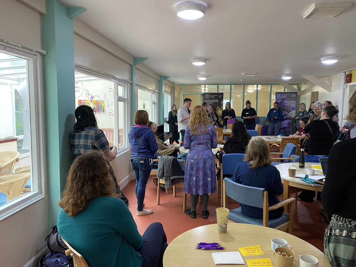 That's a wrap! A big thank you to everyone who joined us today at our #LothianGreenHealth and #TonicArts Network Event 2024. Your passion and dedication to improving wellbeing through arts and greenspace is inspiring. Thank you for taking part in today. 

#NHSArtsGreenHealth