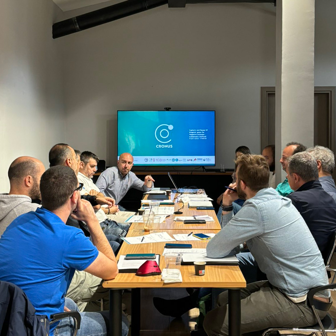 Today our partners fro ELGO-DIMITRA had their 1st  CRONUS @HorizonEU Community of Practice meeting at their premises in Thessaloniki.  This event brought together a dynamic group of experts from the  renewable energy sector in central Macedonia.