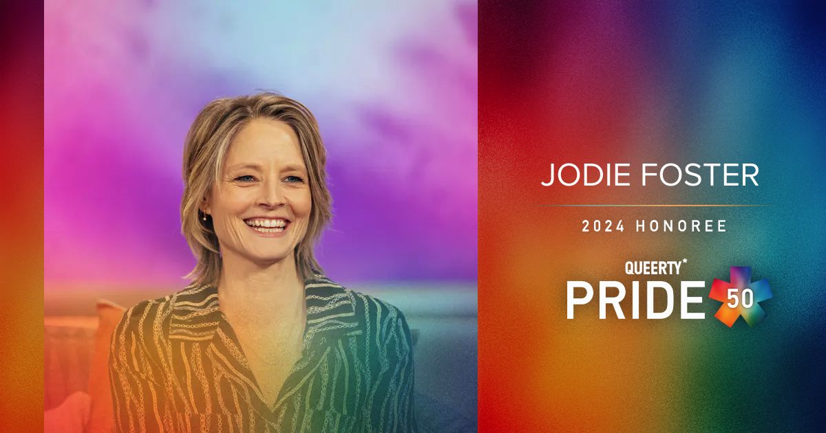 Jodie Foster is shining brighter than ever and living her best life. Read her #Pride50 profile here: queerty.com/jodie-foster-i…