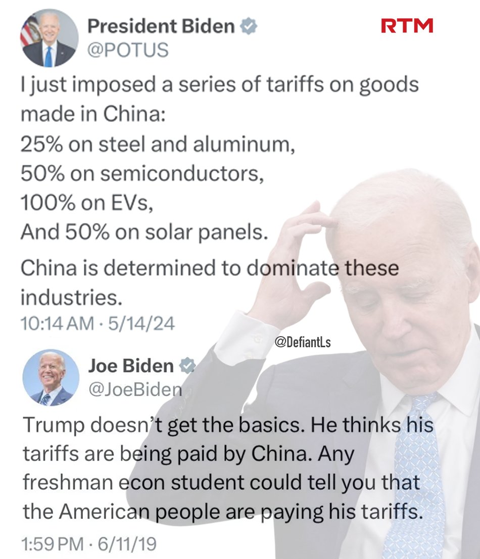 What was Joe saying about tariffs?