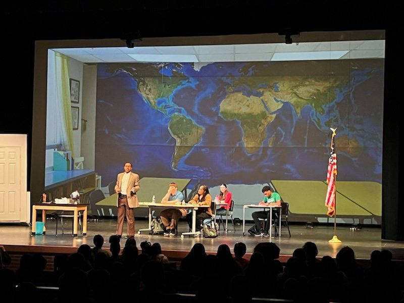 The Theatre II class at WBHS killed it today in their performance of No Substitutes at the middle school! Sooo proud!! #onlyWB #LakerNation @ericpaceWBHS @WBHStheatre @wbloomfieldschl