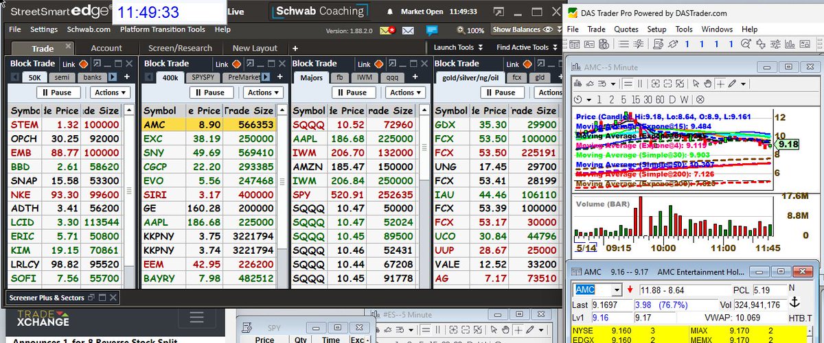 DARK POOL PRINTS EVERYTIME THEY HALT. 

$AMC
$GME

THEY REALLY TRYING TO PUSH $AMC DOWN. LOOK AT ALL THESE.