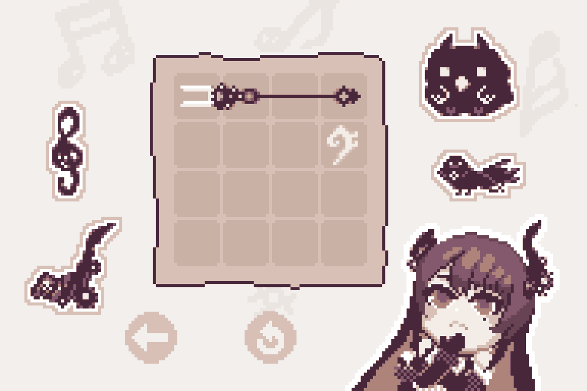 Nerissa Be Smart! (it has answer😁)
#RavenCrafts #pixelart #ドット絵