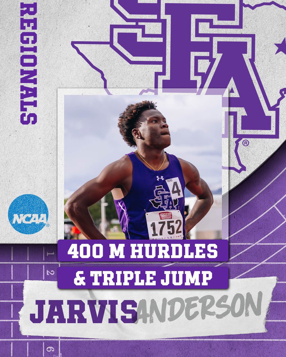 𝐑𝐞𝐠𝐢𝐨𝐧𝐚𝐥 𝐁𝐨𝐮𝐧𝐝 🪓 @JARVISANDER_9 has qualified for NCAA Regionals! He is 22nd in the nation in the 400m hurdles with a time of 50.21 and is 91st in the triple jump with a mark of 15.28m! #AxeEm x #RaiseTheAxe