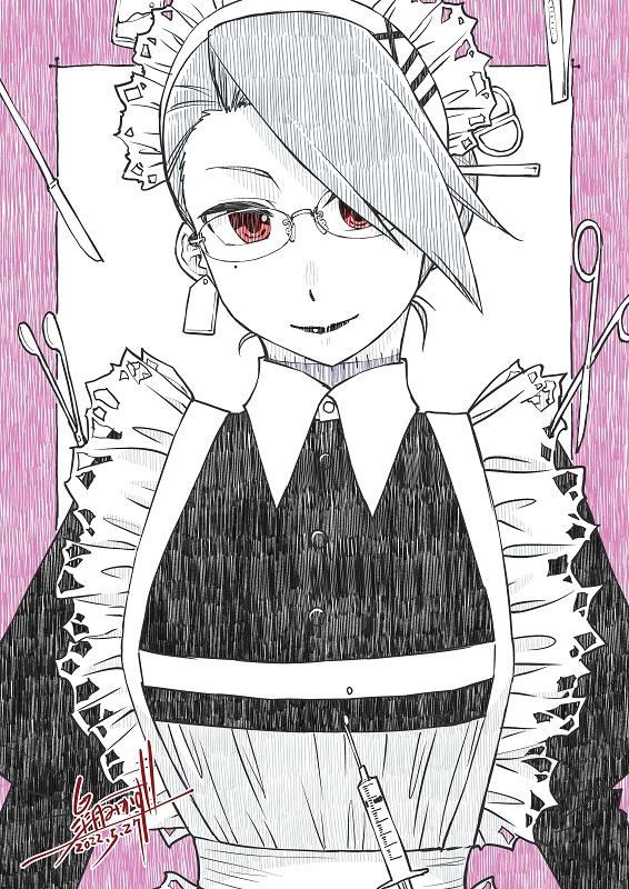 #メイドさん強化月間 #これを見た人はメイドをTLに放流しよう 
ホロワーさんのめいどさん。 