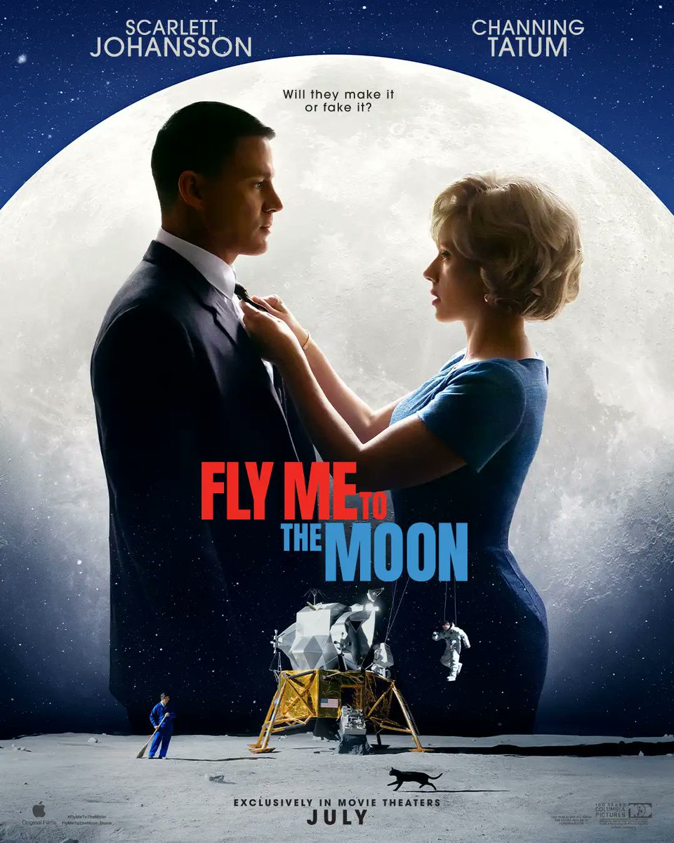 Love, laughs, and lunar landings!🌕Have you already heard about this NEW comedic journey through space and romance, 'Fly Me to the Moon' #movie? 

Starring Scarlett Johansson & @channingtatum, the question is, 'Will they make it or fake it?'😏

🔍Details: orbitaltoday.com/2024/05/14/sca…