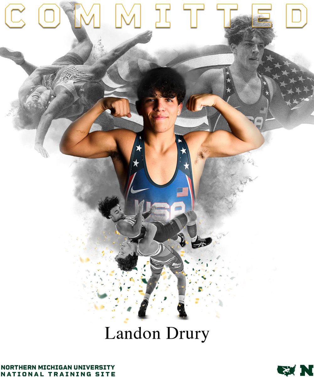 Newest Commitment, Landon Drury. Landon is going to bring world level experience to our room. @NMU_Wildcats @NorthernMichU @USAWrestling @5PtMove @TheReattack @wrestling #GrecoU #gogreco #grecoroman #usawrestling #wrestling #northernmichigan