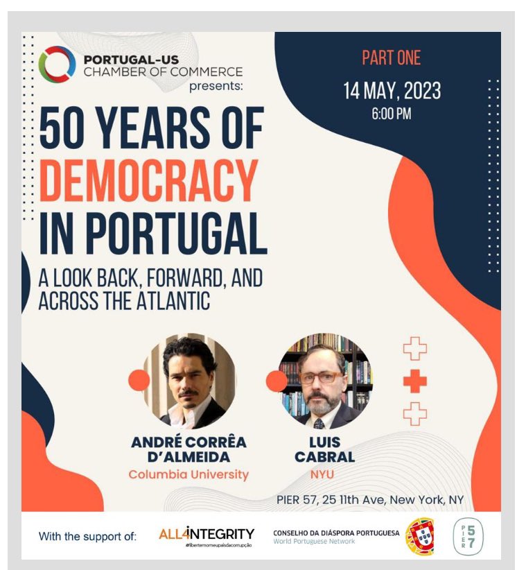 Andre CdAlmeida (@andrecdalmeida) on Twitter photo Today, “SOLD OUT”! Congratulations <a href="/PUSCC/">Portugal-US Chamber</a>! 👏👏👏
ps: With the support of <a href="/All4Integrity/">All4Integrity</a> and <a href="/CdDiaspora/">Conselho da Diáspora Portuguesa</a>. Today, “SOLD OUT”! Congratulations <a href="/PUSCC/">Portugal-US Chamber</a>! 👏👏👏
ps: With the support of <a href="/All4Integrity/">All4Integrity</a> and <a href="/CdDiaspora/">Conselho da Diáspora Portuguesa</a>.
