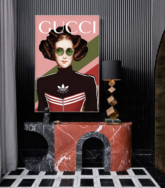 'Henrietta' digital illustration 2024 #cardula #henrietta #gucci #fan #art #fashion #adidas