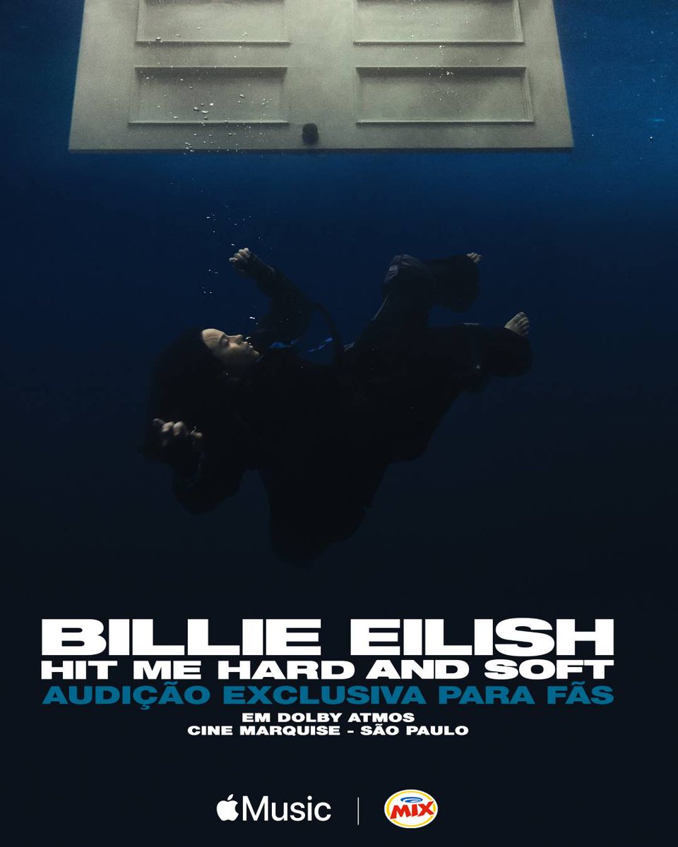 Se você é fã da Billie Eilish, essa promoção é pra você!

Dia 17 de maio tem lançamento do novo álbum da cantora, o “Hit Me Hard And Soft”.

E como a gente sabe que o coração de fã já tá ansioso, na contagem regressiva pra ouvir esse disco, a Mix e a Universal Music organizaram…