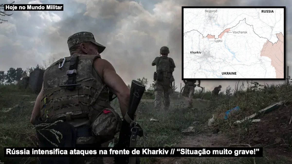 Rússia intensifica ataques na frente de Kharkiv – “Situação muito grave!” youtu.be/J7NnYLGQdBs