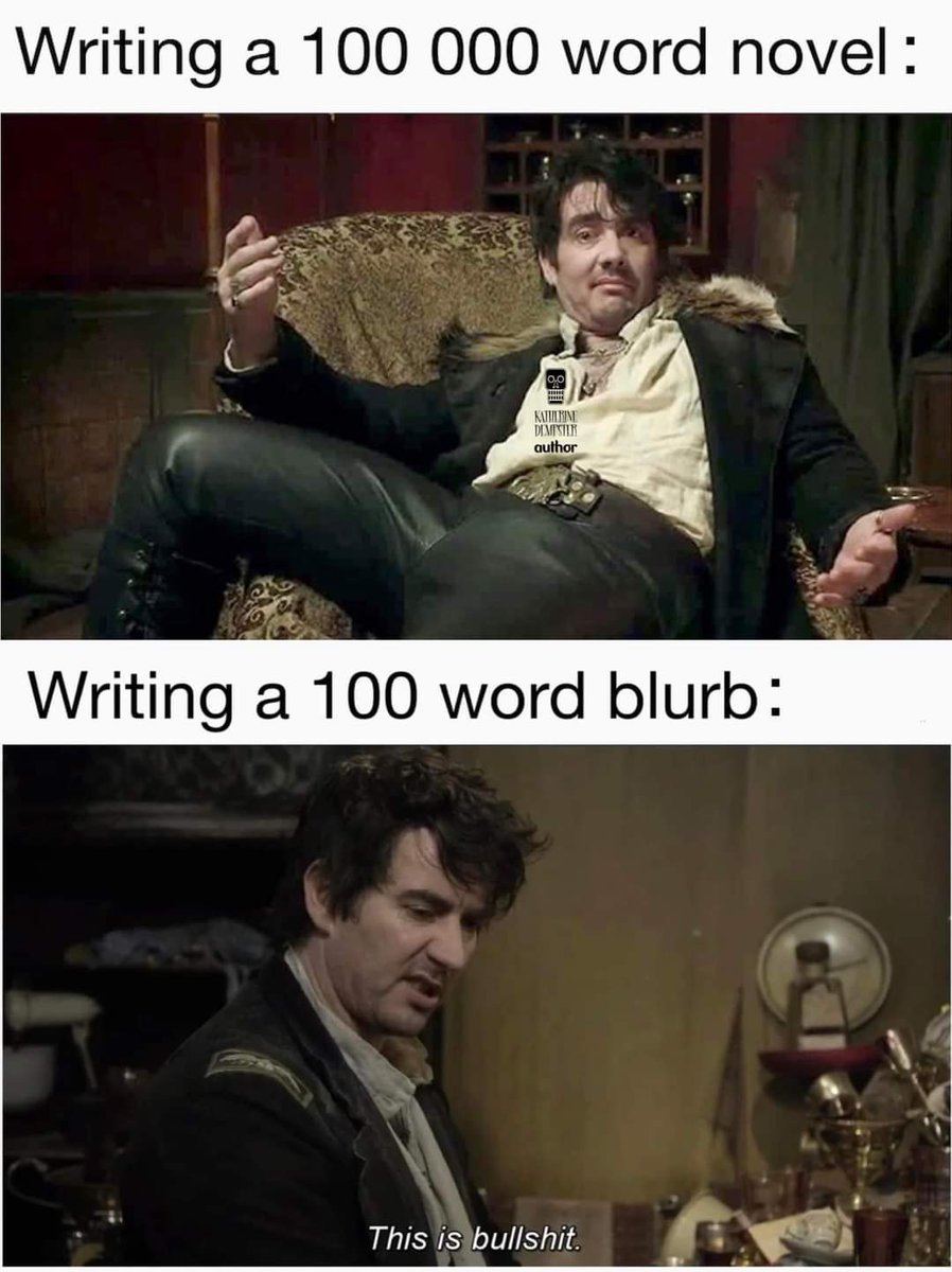 For the #WritingCommunity. Isn't this the truth?! Why are blurbs so hard to write?!!🤣🤪😅 #amwriting #writerslife