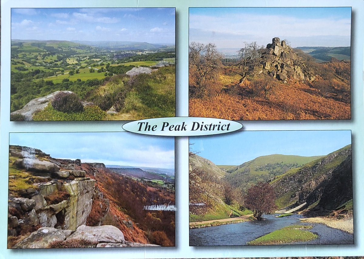 Many thanks to RazmoDave for my second #postcard of 2024 and this is from his recent visit to the Peak District