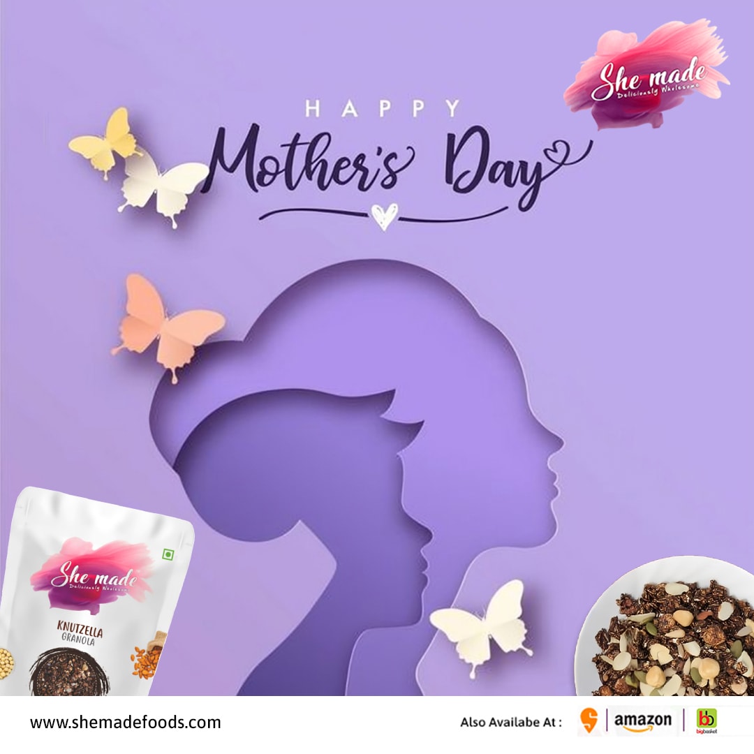 Happy Mother's Day to the ultimate tastemaker! Celebrating with a spoonful of love and Shemadefoods Knutzella Granola – because every bite is a sweet reminder of your incredible flavor in life. 💖