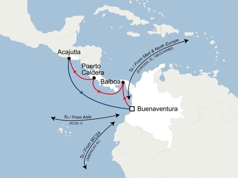 #CMACGM anuncia nuevo servicio para la ruta Costa Oeste de Centroamérica - Buenaventura <a href="/cmacgm/">CMA CGM Group</a> #MundoMaritimo buff.ly/3WH6wj7