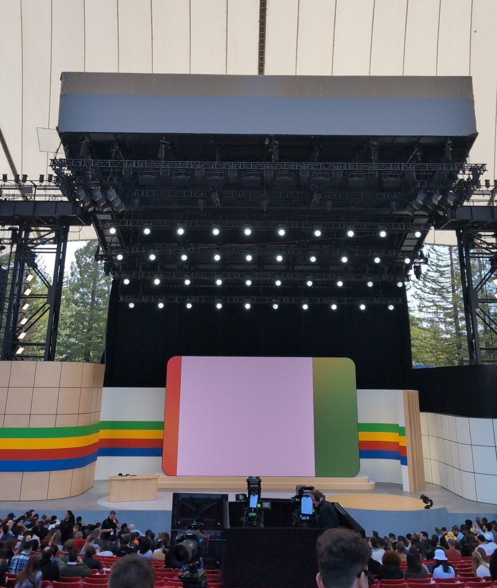 Best seats in the house: ⚡ #GoogleIO2024