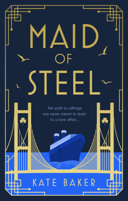 A big warm welcome to Maid of Steel by @katefbaker. Welcome to #BBNYA2024!