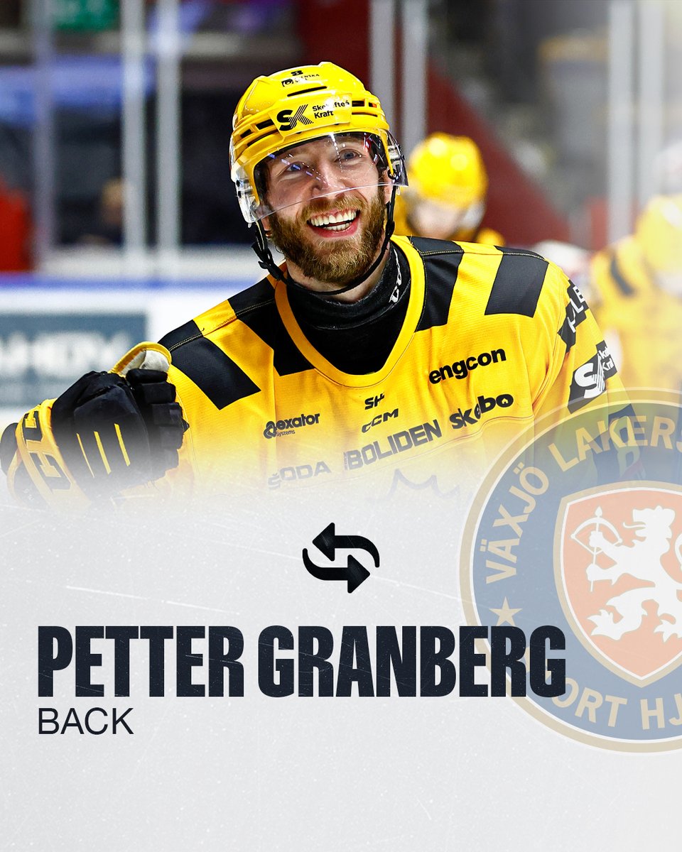 ✈️ Nybliven svensk mästare flyttar! ✍️ Petter Granberg, 31, lämnar @skelleftea_aik för spel i @VLHlive. Backen, med 372 SHL-matcher på sitt cv, har skrivit på ett tvåårskontrakt. 🔗 brnw.ch/21wJLKw #SHL #ishockey #twittpuck