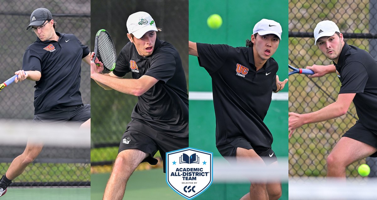 Men's Tennis Earns Four @CollSportsComm Academic All-District Selections #UpTheBears ursinusathletics.com/news/2024/5/14…