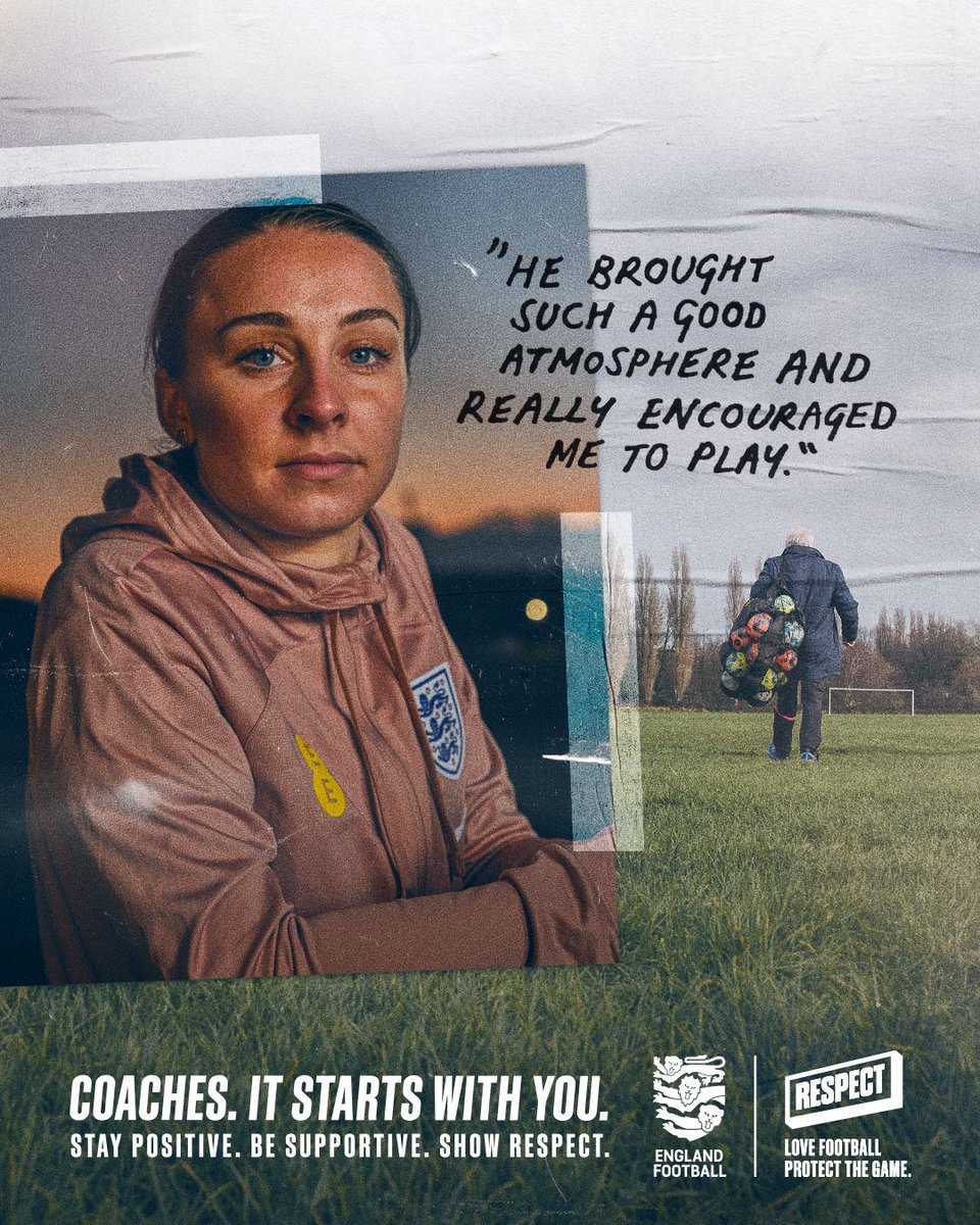 A coaches dedication takes players to the next level. Tactics, skills, fitness - all these things are important, but there’s one big factor that can make a huge difference to the people you coach: bit.ly/RespectISWY #ItStartsWithYou #EssexFootball