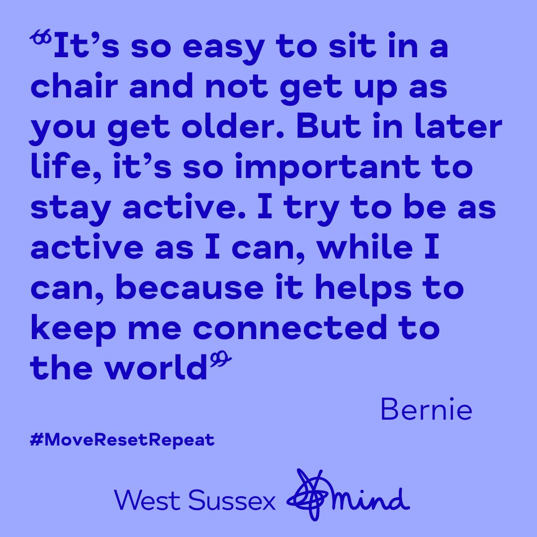 Getting outside & walking became a lifeline for 82-year-old Bernie as he felt increasingly isolated by his caring responsibilities & his mental health suffered. ➡️ Full story: westsussexmind.org/news/2024/stay… ⁠#MentalHealthAwarenessWeek #MoveResetRepeat @ageukwsbh