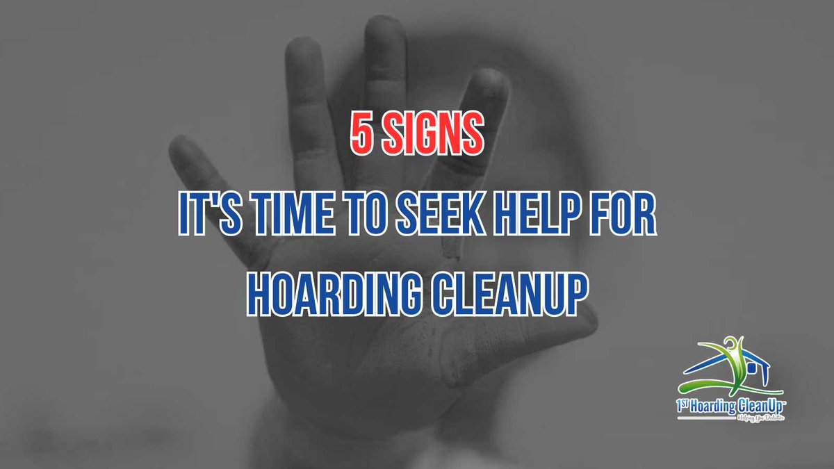 HoardingClnUp's tweet photo. Is clutter taking over your life? Learn 5 telltale signs that it's time to seek help for hoarding cleanup. Plus, discover our professional services! #HoardingCleanup #DeclutterYourLife

 https://t.co/Tk4obqMhDS https://t.co/tMlKy8g7fS