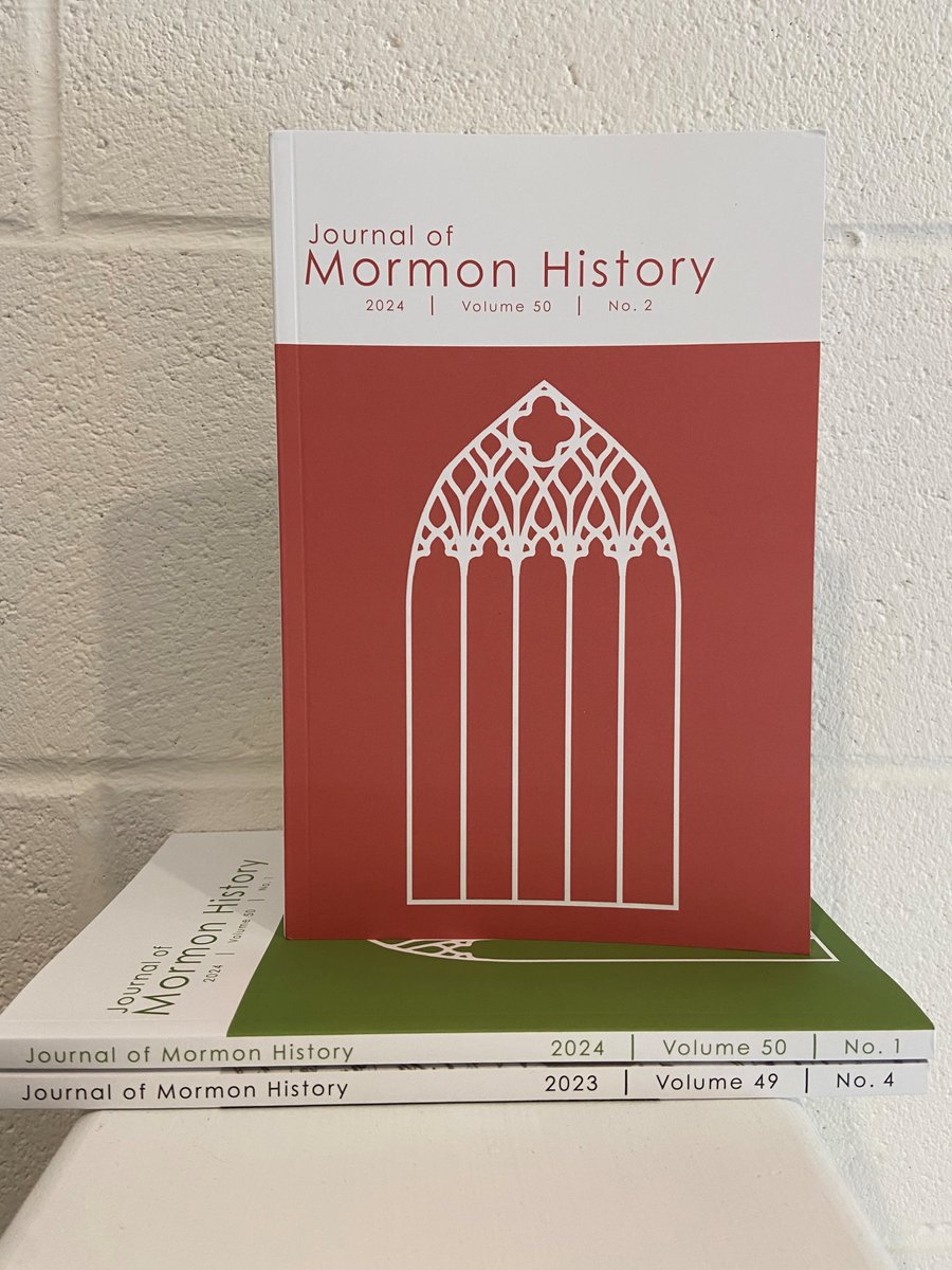 New @JMH_Journal out now: 50.2! Featuring Matthew Bowman (president of @MormonHistAssoc), @kawulf (@JCBLibrary @BrownHist), @KatieLudlowRich, @emlarsart (@SMofA), & more. Plus, read former editor Jessie L. Embry's in memoriam for Lavina Fielding Anderson. scholarlypublishingcollective.org/uip/jmh/issue/…