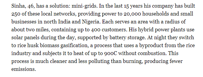 Ben Spencer (@ben_spencer) on Twitter photo Where should we be looking for lessons about the future of the electrical distribution? Silicon Valley? Dubai? First look to Bihar, India, where electrical engineer <a href="/ManojSinhaHusk/">Manoj Sinha</a> has sparked a revolution in power.
Today's Times Environment newsletter:
link.thetimes.co.uk/view/61951caf7… Where should we be looking for lessons about the future of the electrical distribution? Silicon Valley? Dubai? First look to Bihar, India, where electrical engineer <a href="/ManojSinhaHusk/">Manoj Sinha</a> has sparked a revolution in power.
Today's Times Environment newsletter:
link.thetimes.co.uk/view/61951caf7…