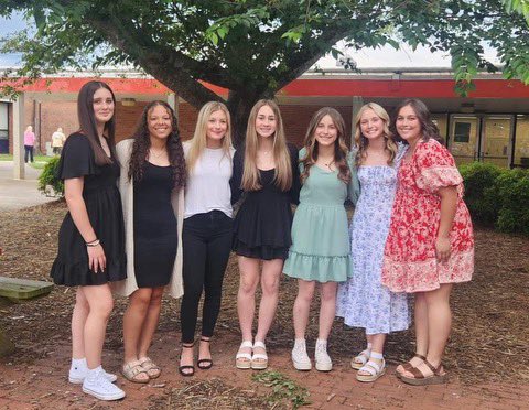 These Starmount Lady Rams work so hard on and off the field! Congrats to Ashylyn Gardner, Faith Strickland, Madelyn Brown, Abigail Fontana, Chloe Belton, <a href="/RachaelB2027/">Rachael Bates</a>, Carley Money. BETA Club!