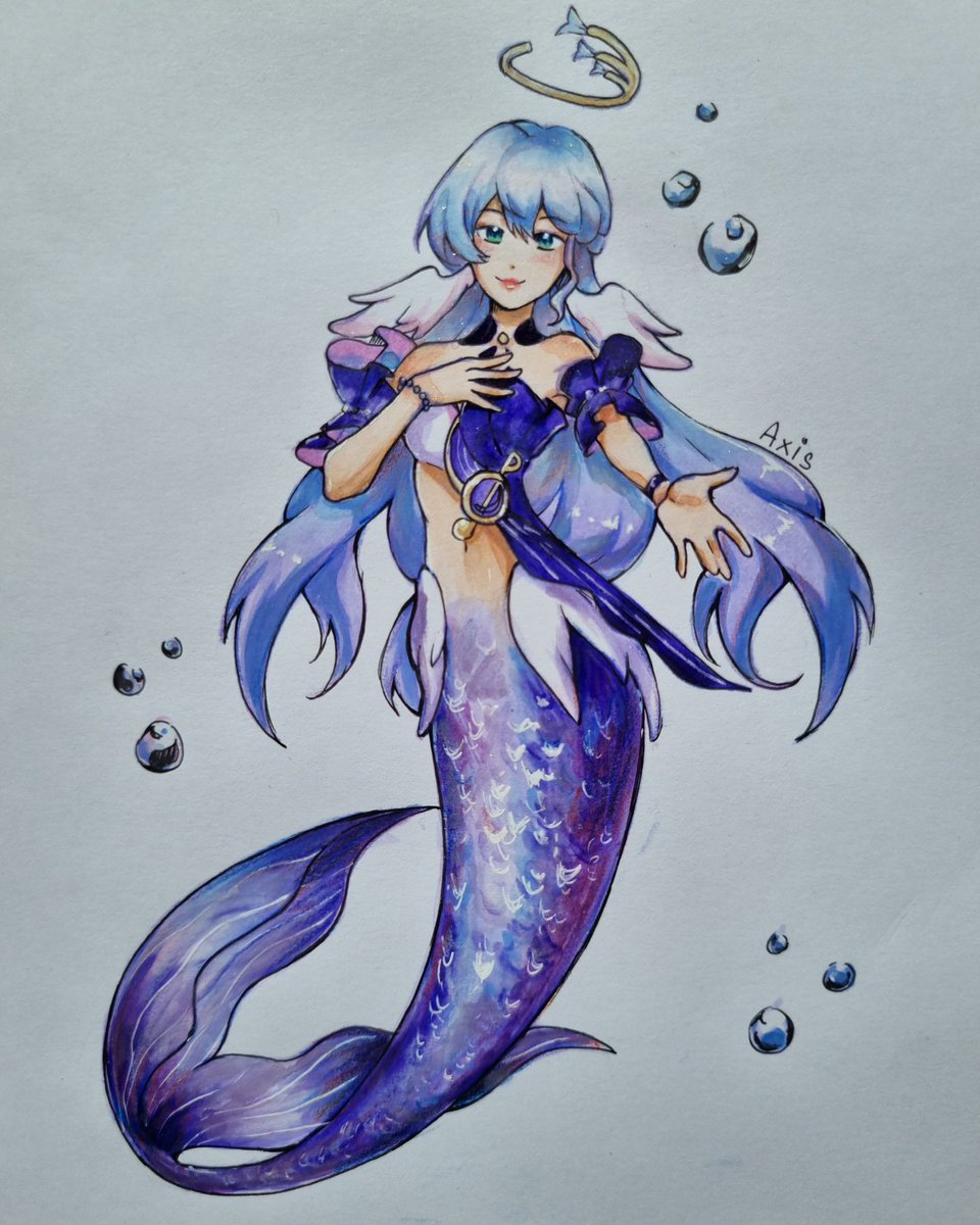 Mermaid Robin!

#Robin #HSR #HonkaiStaiRail #Honkai_Star_Rail #スターレイル #Mermay2024 #Ohuhuart #alcoholmarkers @Ohuhu_official