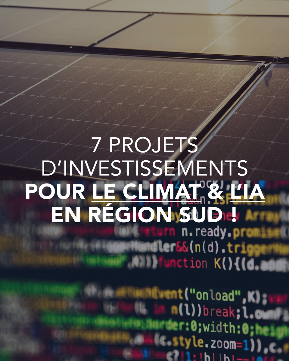 Pour notre économie locale, pour l’emploi et au fond, pour notre quotidien, merci aux 7 grandes entreprises qui ont choisi de se déployer ici, dans le Sud : Accenture, Microsoft, Paper Excellence, Telehouse Europe, Holcim, Lilium et ACCIONA Energía. Choose France, c’est surtout