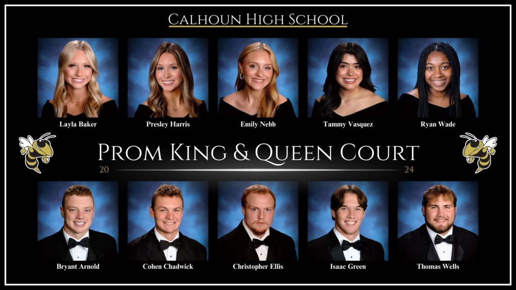 Congratulations to the CHS 2024 Prom King & Queen Court! #ClassOf2024