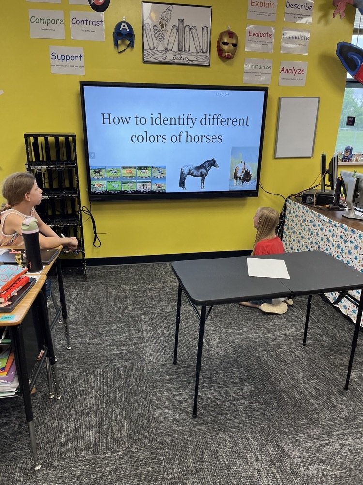 Lately on teach the teacher, 5th grade has learned about computers and Fortnite, and all about the color of horses and about tornados. Students also had an opportunity to fold origami and how to draw anime characters!