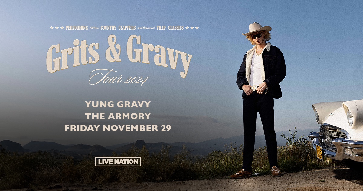 🔔 JUST ANNOUNCED 🔔 MPLS! The gravy train is pulling up to The Armory on November 29th! 🚂 On Sale Friday @ 10am 🕙 Sign up for early access to tickets @YungGravy’s Grits and Gravy Tour. 🎟️ creamium.net/tour/