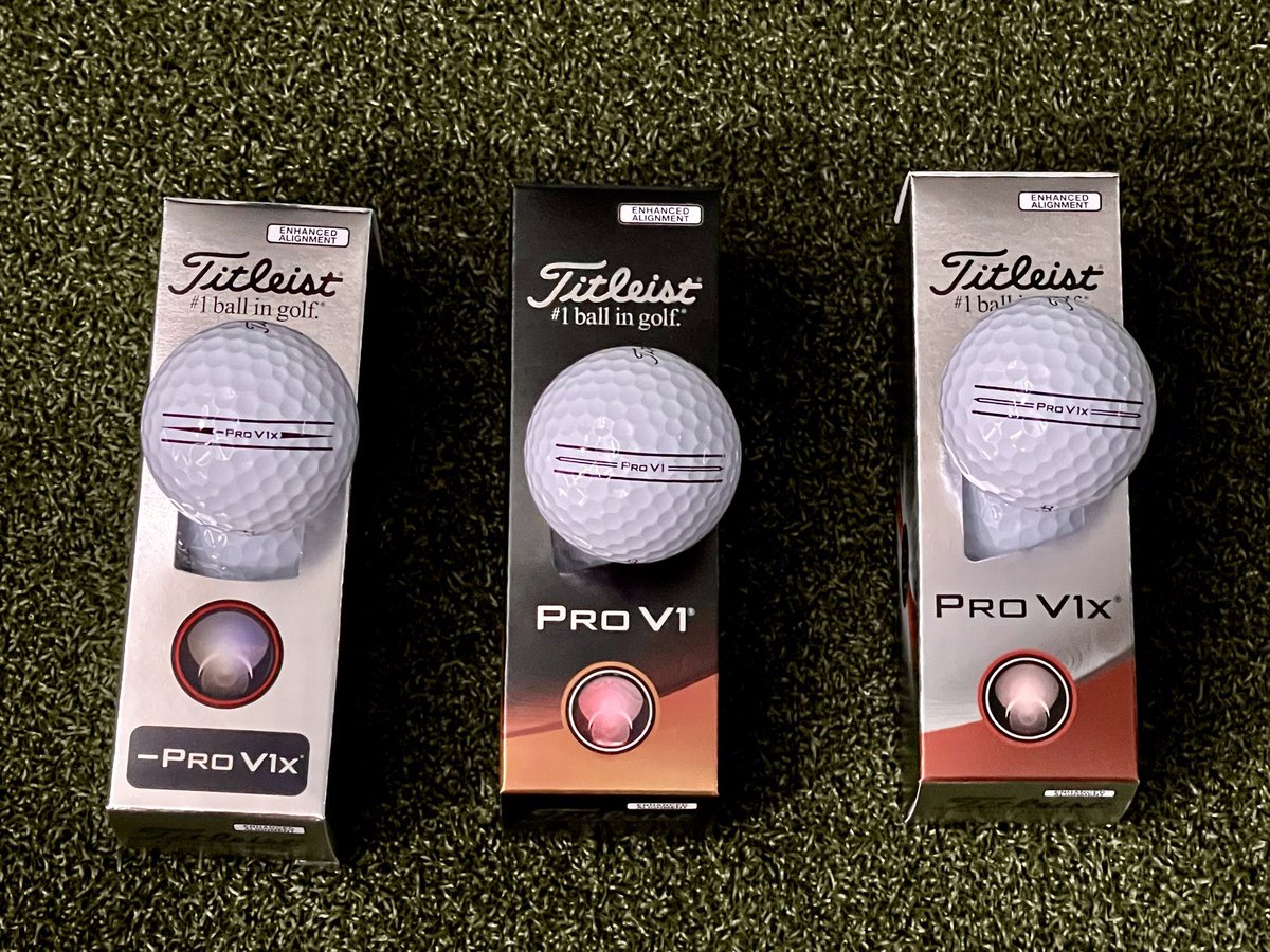 Thoughts on Titleist new alignment aid on the Pro V1’s?

Personally I like marking mine with a sharpie and stencil, These give me range ball vibes.