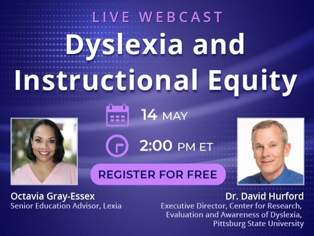 One hour left until we're live with literacy experts to illustrate the interconnectedness of dyslexia-inclusive teaching and instructional equity. Join the conversation, reserve your seat for free now! 🔗 hubs.li/Q02x46sL0