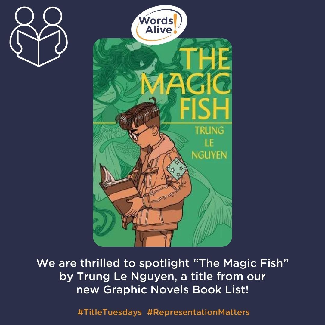 This week’s #TitleTuesday segment features a title from our new Graphic Novels Book List, The Magic Fish by Trung Le Nguyen! This beautifully illustrated graphic novel shows the unifying power of stories and how they can bring us together. Learn more at: buff.ly/3UIYofo