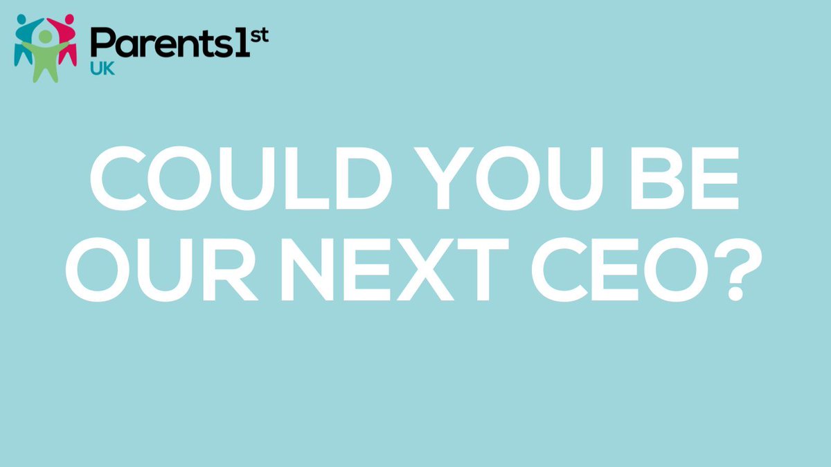Parents 1st UK is seeking an experienced #CEO to lead strategic growth, foster partnerships, drive fundraising and advocate for all parents in the perinatal period. Take a look at our recruitment pack for more information: buff.ly/3JROUcM 
#Charityjobs #jobsearch #jobs