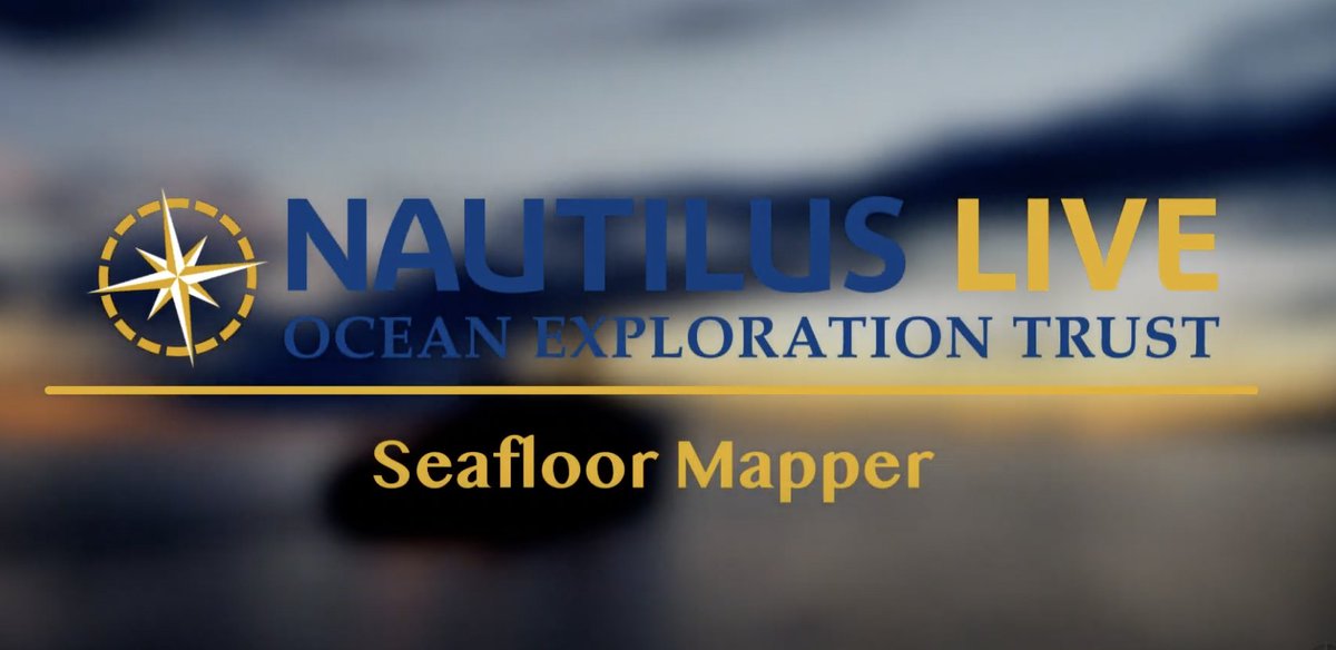 One of the many important jobs aboard #EVNautilus is that of Seafloor Mapper. #Seafloormapping is an essential step in #oceanexploration. Learn more about this #oceanscience career through our video: youtube.com/watch?v=muFiRD…