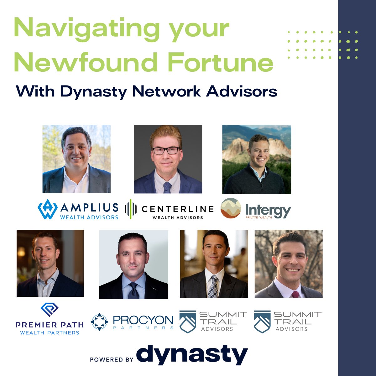 From elation to ruin, read the Rethinking65 article where multiple Dynasty Network Advisors weigh in on managing sudden riches. Learn essential steps to safeguard and maximize newfound fortune. bit.ly/4dx6OPx