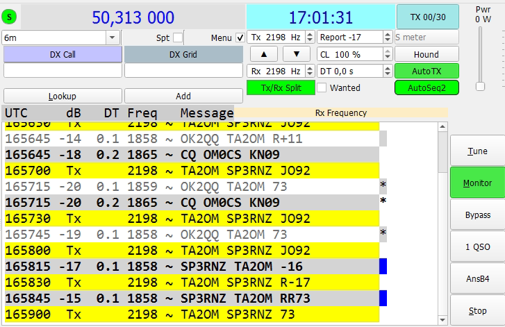Always nice to see X friends on the air 😄 #50MHz #Es Thanks for QSO from home Ersoy! @3C3CA_ta2om