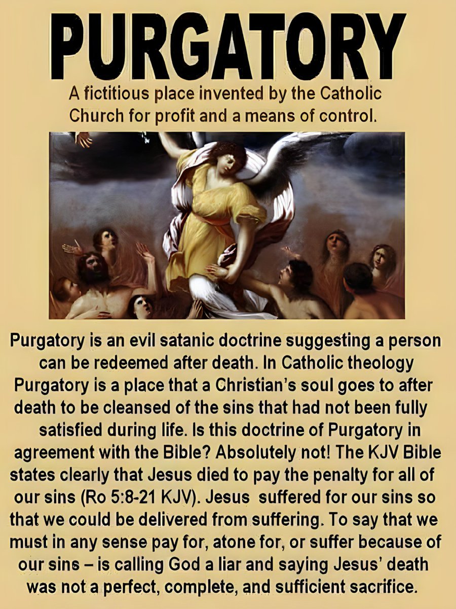 Is Purgatory in the Bible? A. Yes B. No