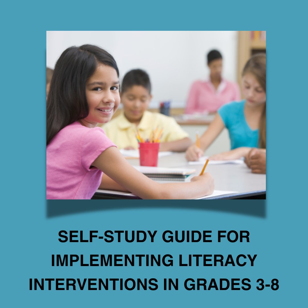 This guide, produced by @REL_SE, is intended to help district- and school-based practitioners conduct self-studies for planning and implementing #literacy interventions in grades 3-8. bit.ly/3wCy2Ul