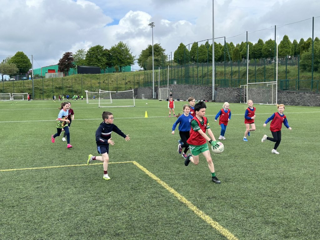 A brilliant day today at the Bawnacre Centre for our latest regional P4 and P5 participation blitz. Children from St Mary’s PS Tempo, St Paul’s PS Irvinestown and St Joseph’s PS Ederney came along and made memories while showcasing their skills. Well done boys and girls.