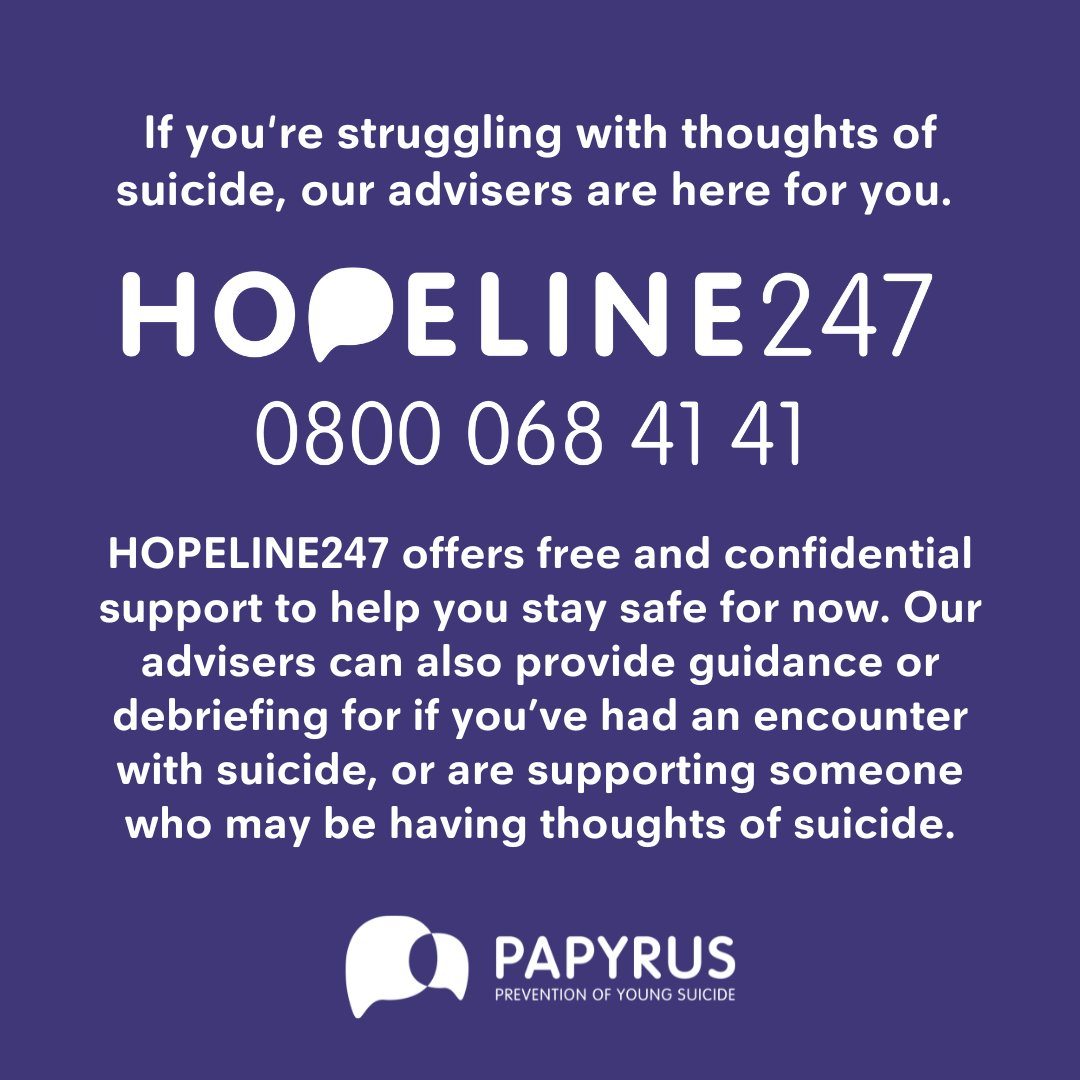 This #MentalHealthAwarenessWeek, we're sharing some guidance from our #HOPELINE247 advisers on how you can support your own positive mental health and wellbeing. 💜 View the full graphic on our Instagram: @papyrus_uk #MentalHealth #SuicidePrevention