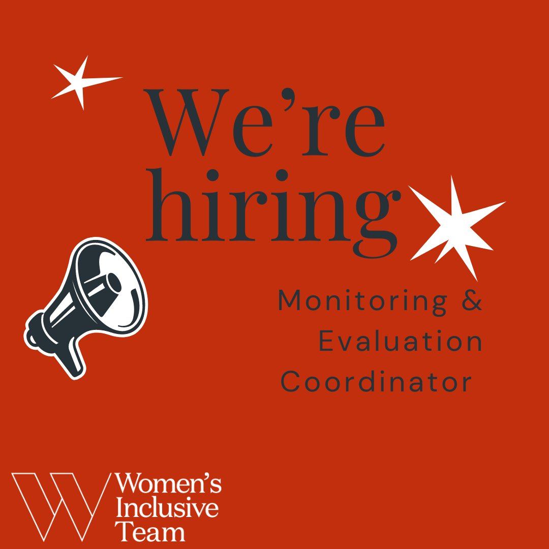 🌟 Monitoring & Evaluation Coordinator Job Opportunity! 🌟 Follow this link to see the full job description: wit.org.uk/jobs/monitorin… Apply now by sending your C.V. and Cover letter to PA@wit.org.uk. #JobOpening #TowerHamlets #hire #jobs #London