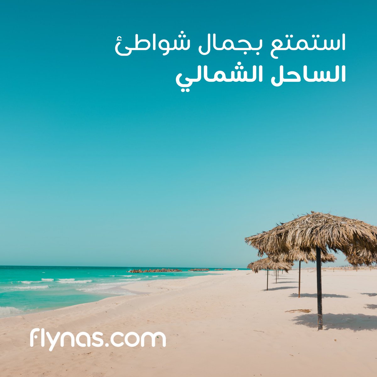 لـ #صيف_ماتنساه 🏖️🤩 احجز رحلتك الآن وسافر من #الرياض إلى #العلمين في الساحل الشمالي لمصر🇪🇬 على رحلتين أسبوعية ومباشرة ابتداءً من 3 يوليو 2024 😍👌 احجز الآن: flynas.com/ar/summer-dest… #طيران_ناس✈️